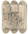 Triptych art skateboard deck of Marius Bauer Twee Voorstellingen Uit Adrianopel_2 by Marius Bauer (1867-1932)