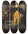 Triptych art skateboard deck of John Trumbull George Washington Before The Battle Of Trenton by John Trumbull (1756-1843)