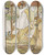 Triptych art skateboard deck of Walter Crane Don Quixotes Extraordinary Battle by Walter Crane (1845-1915)