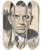 Triptych art skateboard deck of Samuel Johnson Woolf Rexford Guy Tugwell by Samuel Johnson Woolf (1880-1948)