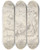 Triptych art skateboard deck of John Flaxman The Nativity From Lorenzo Ghibertis Baptistery Doors Florence by John Flaxman (1755-1826)
