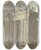 Triptych art skateboard deck of Marquard Wocher Der Arco Degli Argentarii Bei San Giorgio In Velabro In Rom by Marquard Wocher (1760-1830)