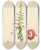 Triptych art skateboard deck of William Roxburgh Plants Of The Coast Of Coromandel Pl099 by William Roxburgh (1751-1815)