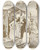 Triptych art skateboard deck of Hans Tegner Fairy Tales And Stories Pl31 by Hans Tegner (1853-1932)
