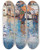 Triptych art skateboard deck of Leontine Von Littrow A Sunny Day In The Old Harbour_1 by Leontine Von Littrow (1860-1914)