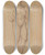 Triptych art skateboard deck of Zygmunt Waliszewski Standing Nude_1 by Zygmunt Waliszewski (1897-1936)
