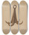 Triptych art skateboard deck of Alexander Anderson Grappling Hooks by Alexander Anderson