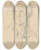 Triptych art skateboard deck of Paul Czanne Daprs G Coustou Nicolas Coustou by Paul Cezanne (1839-1906)