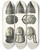 Triptych art skateboard deck of Fedor Grigoryevich Solntsev Shishak I Shlem by Fedor Grigoryevich Solntsev (1801-1892)