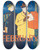 Triptych art skateboard deck of Edward Penfield Harpers February_3 by Edward Penfield (1866-1925)