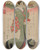 Triptych art skateboard deck of Kikukawa Eizan Descending Geese At Katata From The Series Elegant Women And The Eight Views Of Lake Biwa by Kikukawa Eizan (1787-1867)
