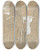 Triptych art skateboard deck of James Holland St Laurent Rouen by James Holland (1800-1870)