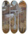 Triptych art skateboard deck of Akseli Gallenkallela The Departure Of Vinminen by Akseli Gallen Kallela (1865-1931)