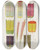 Triptych art skateboard deck of Martin Frobenius Ledermuller Amusement Microscopique Tant Pour Lesprit Que Pour Les Yeux Pl010 by Martin Frobenius Ledermu%Cc%88Ller (1719-1769)