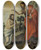 Triptych art skateboard deck of Bartolom Estebn Murillo The Baptism Of Christ by Bartolome Esteban Murillo (1617-1682)