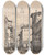 Triptych art skateboard deck of Richard Parkes Bonington Bologna by Richard Parkes Bonington (1802-1828)