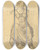 Triptych art skateboard deck of Kenyon Cox Sketch 3 by Kenyon Cox (1856-1919)
