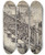 Triptych art skateboard deck of Thomas Byrne Iron Balcony by Thomas Byrne