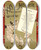 Triptych art skateboard deck of Armand Rassenfosse Xxiime Heureie De Lsocit Wallonne Menu Du Vingtetunime Banquet De La Socit De Langue Et De Littrature Wallonnes Du 7 Janvier 1888 by Armand Rassenfosse (1862-1934)