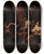 Triptych art skateboard deck of Alessandro Magnasco The Artists Studio by Alessandro Magnasco (1667-1749)