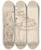 Triptych art skateboard deck of George Moutard Woodward In Our Journey Through Life May We Live Well On The Road by George Moutard Woodward (1765-1809)
