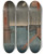 Triptych art skateboard deck of And Hiroshige Tsukudajima From Eitai Bridge From The Series One Hundred Views Of Famous Places In Edo by Ando Hiroshige (1797-1858)