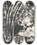 Triptych art skateboard deck of Johannes Frederik Engelbert Ten Klooster Bamboe by Johannes Frederik Engelbert Ten Klooster (1873-1940)