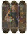 Triptych art skateboard deck of Narcissevirgile Diaz De La Pea Three Little Girls by Narcisse-Virgile Diaz de La Pea (1808-1876)