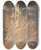 Triptych art skateboard deck of Arthur Rackham Appear Flickering Fire Encircle The Rock With Thy Flame by Arthur Rackham (1867-1939)