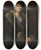 Triptych art skateboard deck of Antonio Barone Grazia In Hat And Fur Collar by Antonio Barone