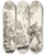Triptych art skateboard deck of Sebastiano Ricci Pope Gregory The Great And Saint Vitale Interceding For The Souls In Purgatory by Sebastiano Ricci (1659-1734)