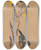 Triptych art skateboard deck of Jules Schmalzigaug Smile Under A Hat by Jules Schmalzigaug (1882-1917)