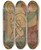 Triptych art skateboard deck of Stanisaw Wyspiaski Zdjcie Z Krzya by Stanislaw Wyspianski (1869-1907)