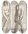 Triptych art skateboard deck of Max Beckmann Modelle by Max Beckmann (1884-1950)