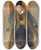 Triptych art skateboard deck of John Frederick Lewis Portrait Of A Prosperous Merchant Of Terapia by John Frederick Lewis (1805-1876)