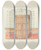 Triptych art skateboard deck of Robert Wr Taylor Restoration Drawing_5 by Robert W R Taylor (20-)