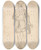 Triptych art skateboard deck of Thomas Girtin Figure Costume Study Of Edward Vi In 1550 by Thomas Girtin (1775-1802)