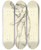 Triptych art skateboard deck of David Humbert De Superville Staande Man Die Zich Naar Terzijde Buigt by David Humbert De Superville (1770-1849)