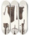 Triptych art skateboard deck of Fedor Grigoryevich Solntsev Naluchie Kolchan Chushka Chesnokovinka I Pulia 1612 Goda Khraniashchiesia V Troitskoi Lavre by Fedor Grigoryevich Solntsev (1801-1892)