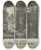 Triptych art skateboard deck of Ernest Haskell Ex Libris Pierre Lorillard by Ernest Haskell (1876-1925)