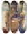 Triptych art skateboard deck of Philipp Veit Germania_2 by Philipp Veit (1793-1877)