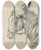 Triptych art skateboard deck of Floris Verster Head Of A Donkey With Rein And Blinker by Floris Verster (1861-1927)