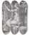Triptych art skateboard deck of Lucas Van Leyden Justicia by Lucas Van Leyden (1494-1533)