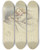 Triptych art skateboard deck of Elizabeth Murray Hugh Sleeping by Elizabeth Murray (1815-1882)