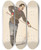Triptych art skateboard deck of Friedrich Carl Von Scheidlin At Play Ii by Friedrich Carl Von Scheidlin (1822-1913)