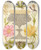 Triptych art skateboard deck of Joris Hoefnagel Grape Hyacinth Wasplike Insect Eglantine Austrian Brier And Magpie Moth by Joris Hoefnagel (1542-1600)