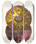 Triptych art skateboard deck of Fedor Grigoryevich Solntsev Verkh Shapki Monomakhovoi Menshago Nariada Izobrazhenie 2 by Fedor Grigoryevich Solntsev (1801-1892)