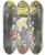 Triptych art skateboard deck of Leo Gestel Ontwerpschets Affiche Voor Propaganda Kunstbescherming In Het Leger Schets Van Soldaat Frontaal Gezien Staand Op Een Bakstenen Muurtje Erboven De Tekst Soldaten Waakt Ook Voor Kunst by Leo Gestel (1881-1941)
