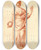 Triptych art skateboard deck of Cornelis Pronk Beeld Van Ceres_1 by Cornelis Pronk (1691-1759)