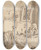 Triptych art skateboard deck of John Thomas Smith Hogarth Drinking The First Glass Of Wine With His Wife Their Dogs Keeping Respectful Distances by John Thomas Smith (1766-1833)